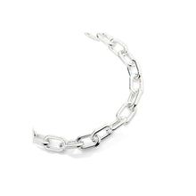 Load image into Gallery viewer, Chocolate - Silver Chunky Chain Adjustable Length Necklace - from Frinkle
