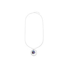 Load image into Gallery viewer, Galaxy Pendent on Adjustable Length Necklace in Silver - from Frinkle

